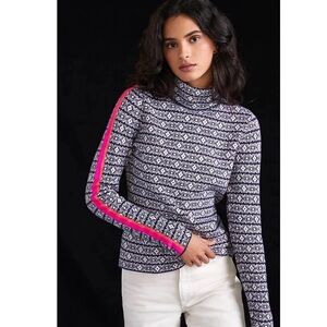 Anthropologie Maeve Ski Slope Turtleneck Jumper Sweater